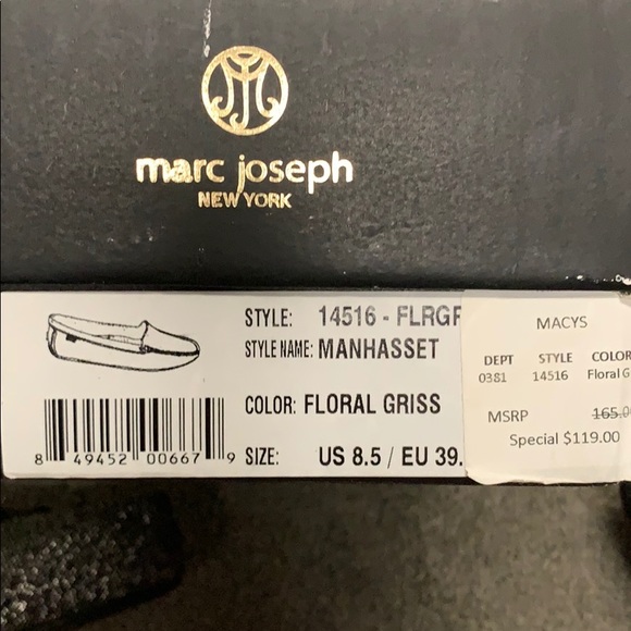 Cream and Gold pattern loafers - Picture 3 of 3